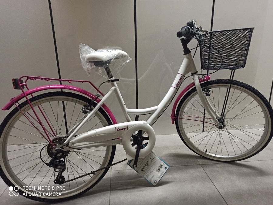 Biciclette Bicicletta Ragazza 24" Modello City, Cambio Shimano Età 10-15 Anni Bicicletta Ragazza 24" Modello City, Cambio Shimano