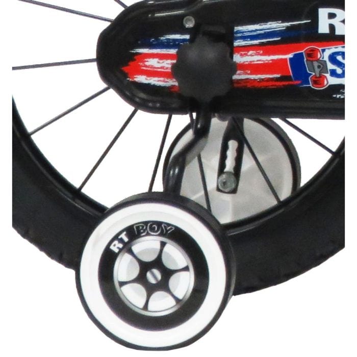 Biciclette Bicicletta Bambino 14 Pollici Skate, Età 3-6 Anni