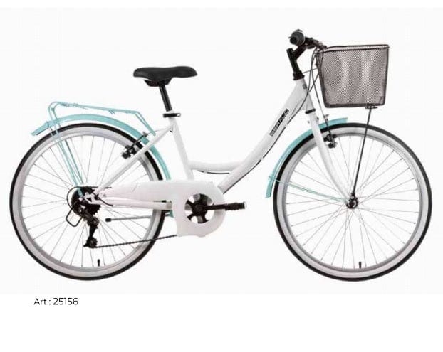 Biciclette Bicicletta Ragazza 24 pollici Modello City, Cambio Shimano Età 10-15 Anni Bicicletta Ragazza 24 Modello City, Mountain Bike con Cesto
