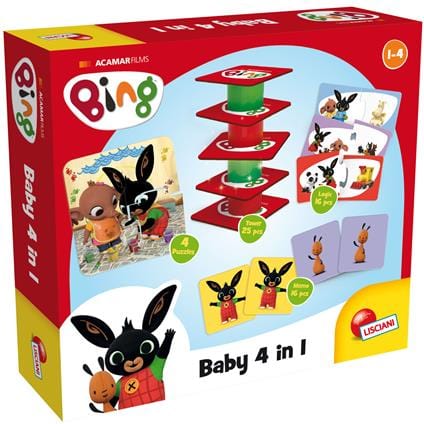 Giocattoli educativi Bing baby 4 in 1 Lisciani