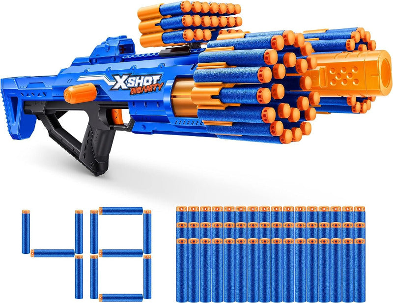 X-Shot Insanity Berzerko, Blaster con 48 Dardi