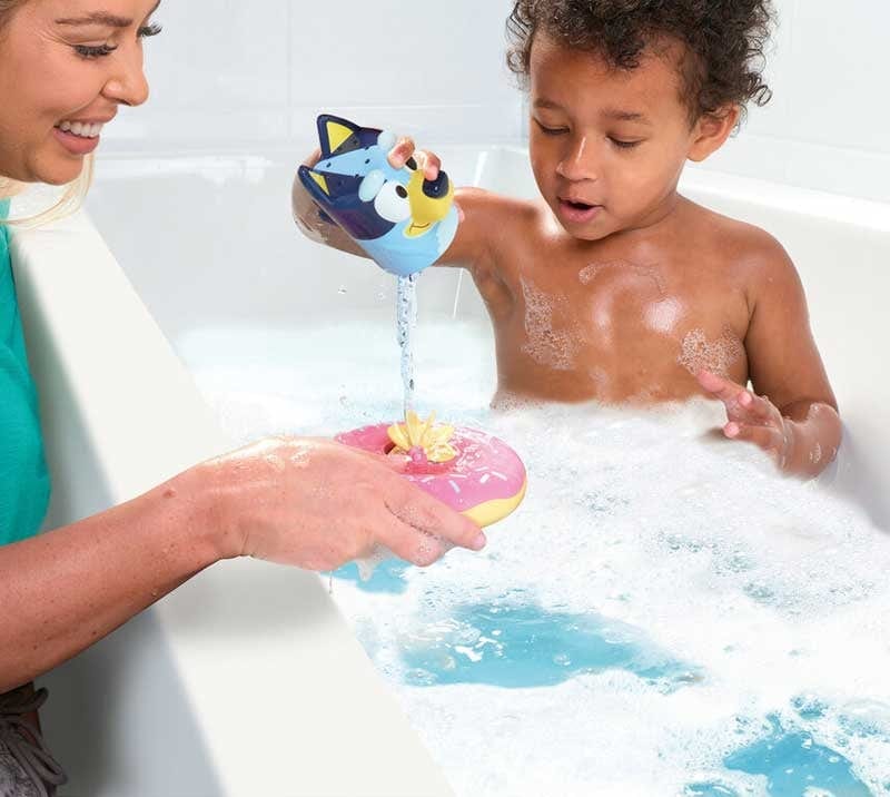 Bluey Gioco da Bagno galleggiante con Attività divertenti +18 Mesi Bluey Gioco da Bagno galleggiante con Attività divertenti +18 Mesi
