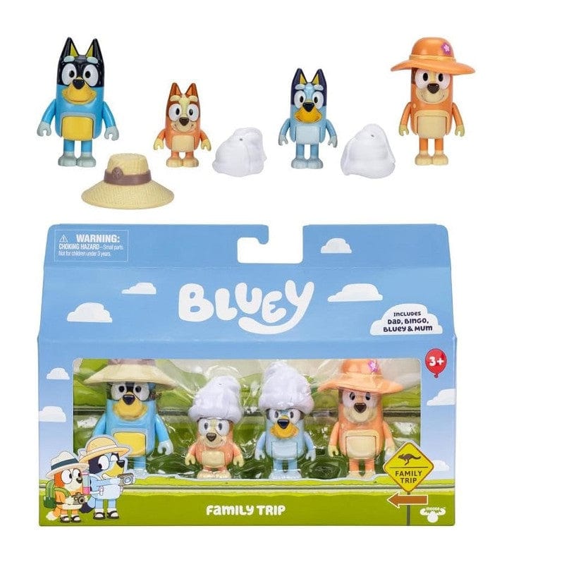 personaggi Televisivi e dei Cartoni animati Bluey set personaggi famiglia Bluey set personaggi famiglia