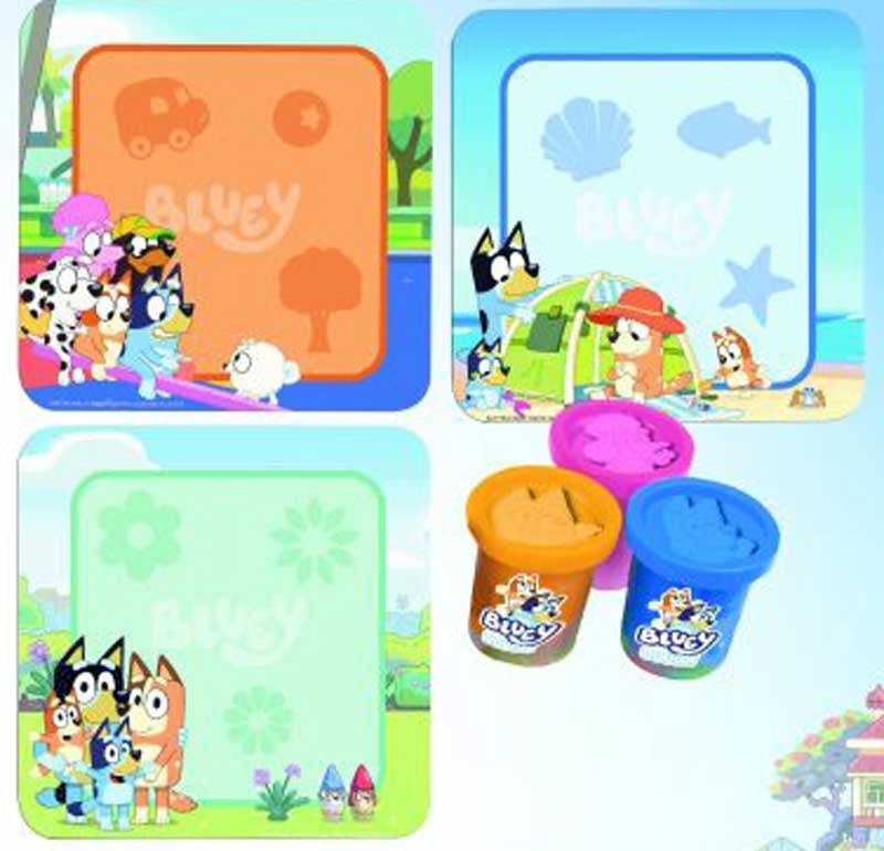 Plastilina Bluey set da gioco per bambini con Pasta Modellabile