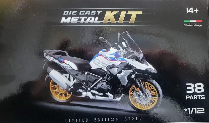 macchinine Bburago BMW R1250 Gs Metal kit in scala 1:12 Die Cast Limited Edition Style 38