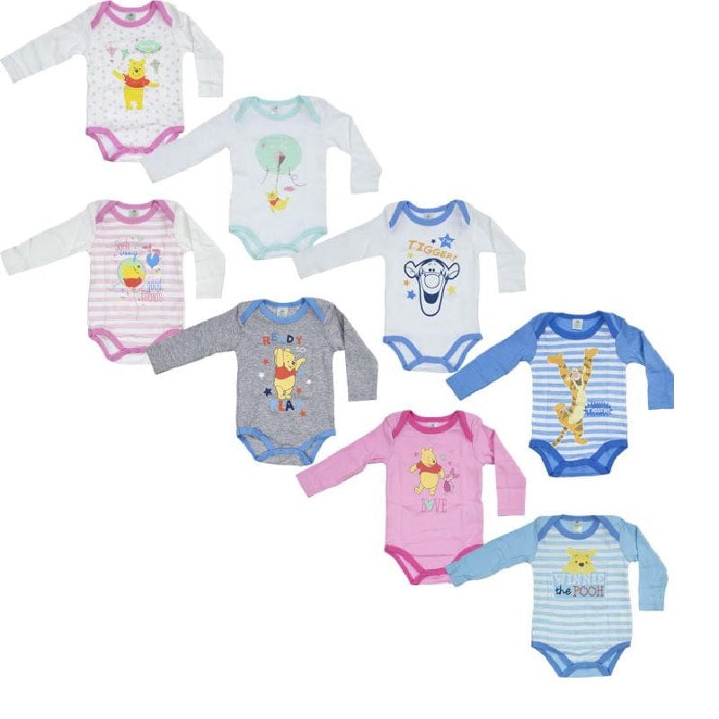 Abbigliamento Disney Baby Winnie The Pooh Body Manica Lunga 2-Pack