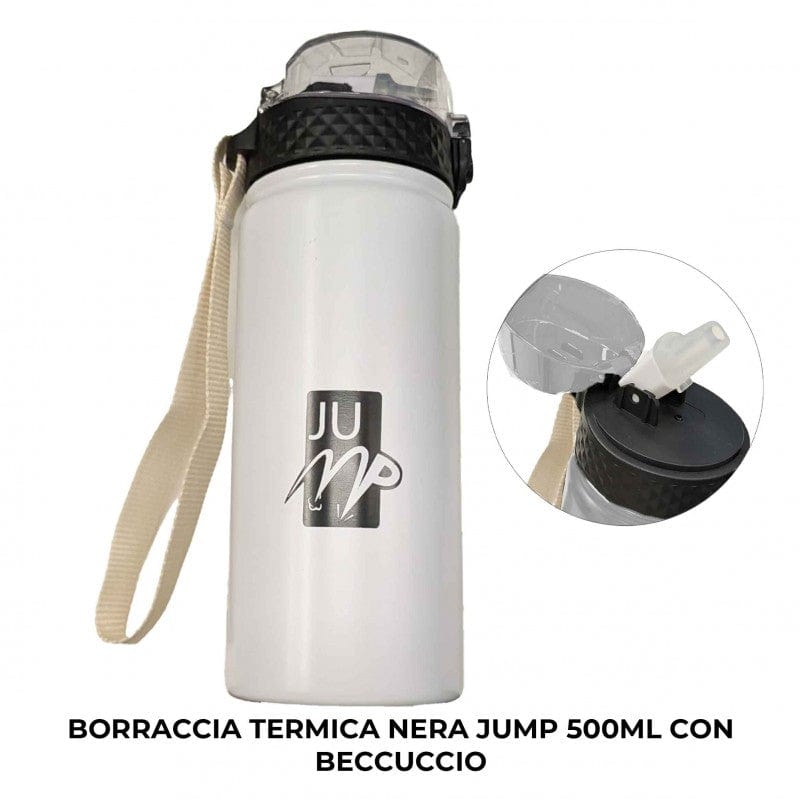 Borracce Borraccia Termica Jump realizzata a doppia parete, mantiene 24H Freddo 12H Caldo Borraccia Termica Jump realizzata a doppia parete, mantiene 24H Freddo 12H Caldo