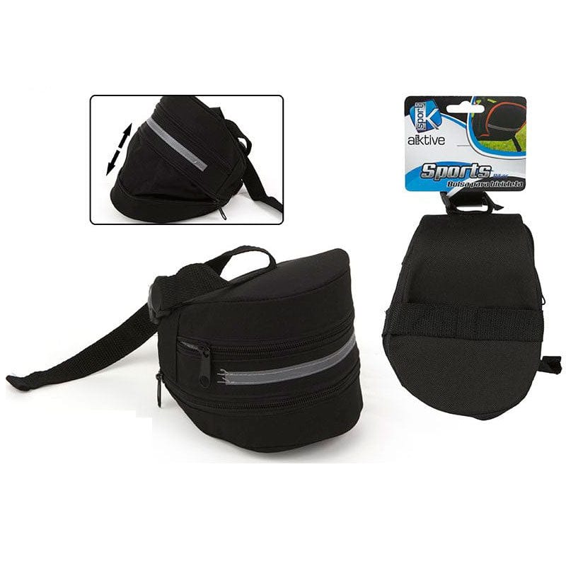 Biciclette Borsa per Bicicletta, Tasca Espandibile con aggancio a Telaio e catarifrangente Borsa per Bicicletta, Tasca Espandibile con aggancio a Telaio e catarifrangente