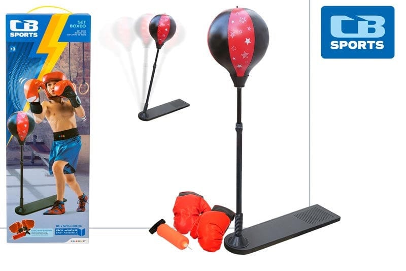 Giocattoli sportivi Set Box per Bambini con Guantoni e Sacco