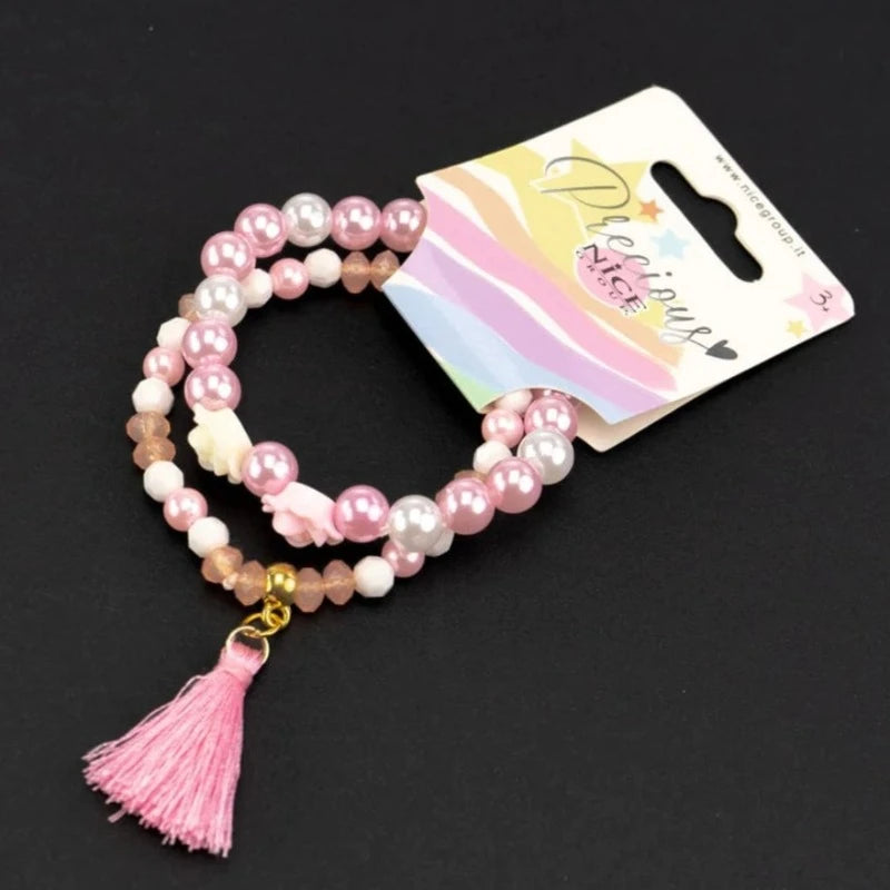 Bracciali Bambina Rose, set 2 Braccialetti Fashion