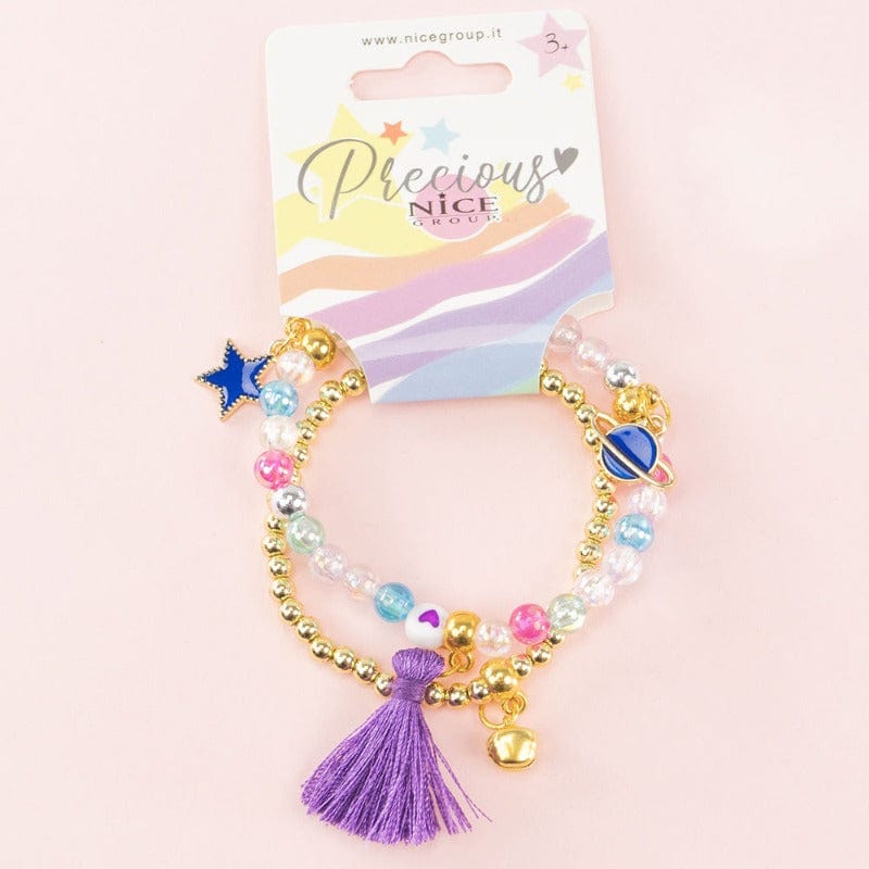 Giocattoli Fashion Bracciali Bambina Galaxy Glow, set 2 Braccialetti Bracciale Bambina Galaxy Glow, set 2 Braccialetti