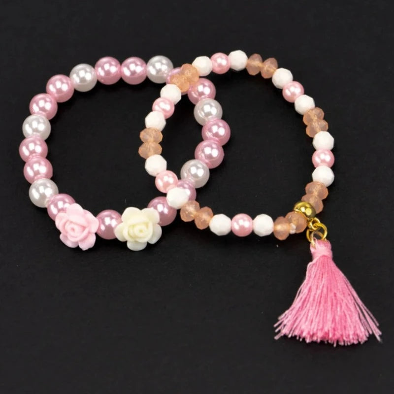 Bracciali Bambina Rose, set 2 Braccialetti Fashion