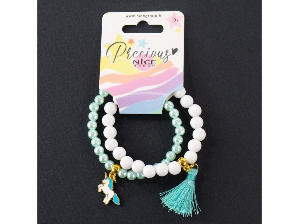 Giocattoli Fashion Bracciali Bambina Unicorno, set 2 Braccialetti  a tema Unicorn