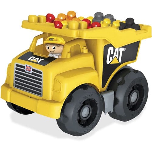 Camion e veicoli da costruzione giocattolo Mega Bloks Cat, Grande Camion con Mattoncini +12Mesi