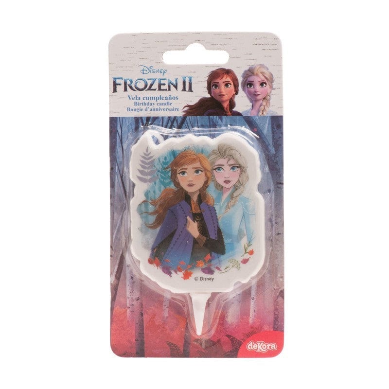 Party Candela per Torta Frozen 2D 7,5cm Candela per Torta Frozen 2D 7,5cm