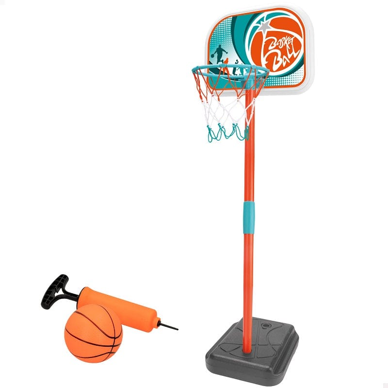 Canestro da Basket per Bambini con Piantana, Palla e Pompa – The Toys Store