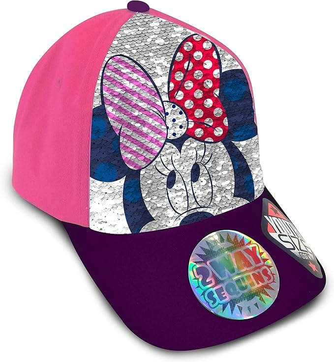 Cappello con visiera Minnie Mouse con Paillettes Reversibili