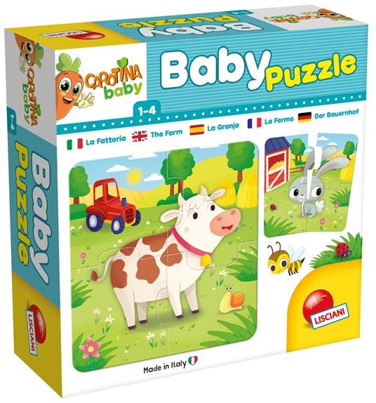 Giocattoli Prescolari Carotina Baby Puzzle soggetti a scelta