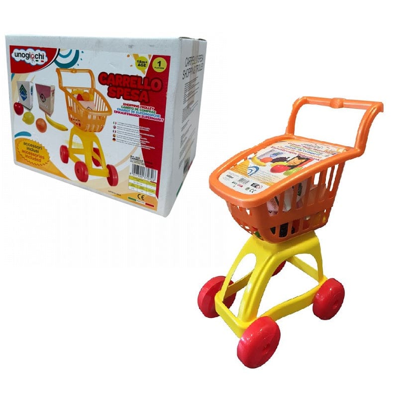 Professioni e ruoli per giocare Carrello Spesa con Alimenti Giocattolo - Uno Giochi Carrello Spesa con Alimenti Giocattolo - Uno Giochi
