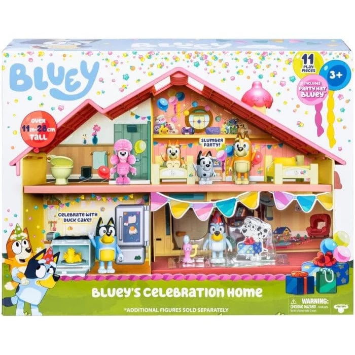 Bambole, playset e giocattoli Casa di Bluey Festa di Compleanno con 11 Accessori - Giochi Preziosi Casa di Bluey Festa di Compleanno con 11 Accessori - Giochi Preziosi