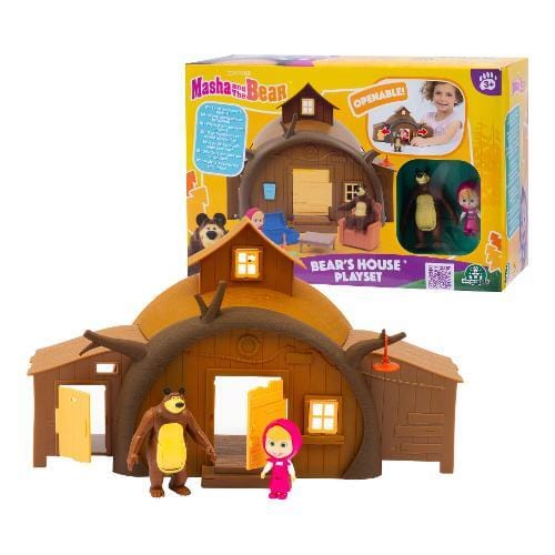 Bambole, playset e giocattoli Playset Casa con 2 personaggi MASHA E ORSO Playset Casa con 2 personaggi MASHA E ORSO
