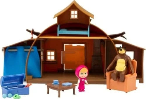 Bambole, playset e giocattoli Playset Casa con 2 personaggi MASHA E ORSO Playset Casa con 2 personaggi MASHA E ORSO