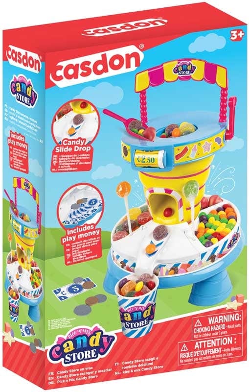 Professioni e ruoli per giocare Casdon Negozio di Caramelle, Gioco di Ruolo per Bambini dai 3+