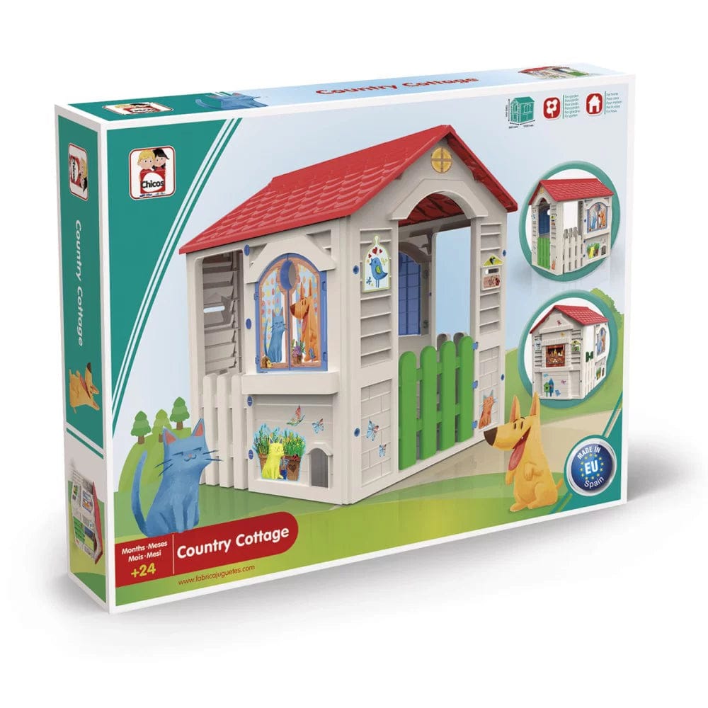 Giocattoli Aria Aperta Chicos Casetta per Bambini Country Cottage dimensioni 105 x 104 x 85 cm