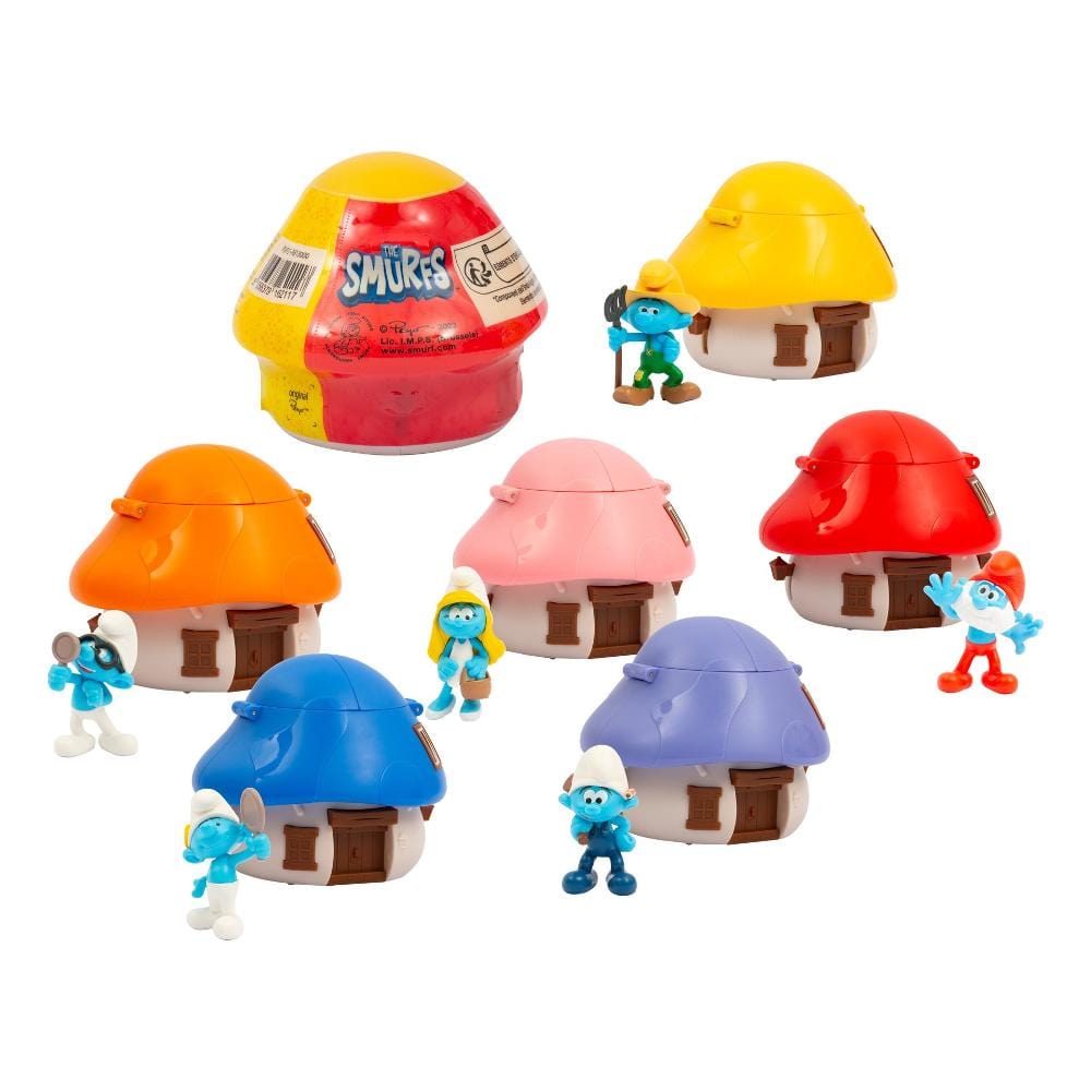 Giochi Preziosi- I Puffi Casette con Personaggi