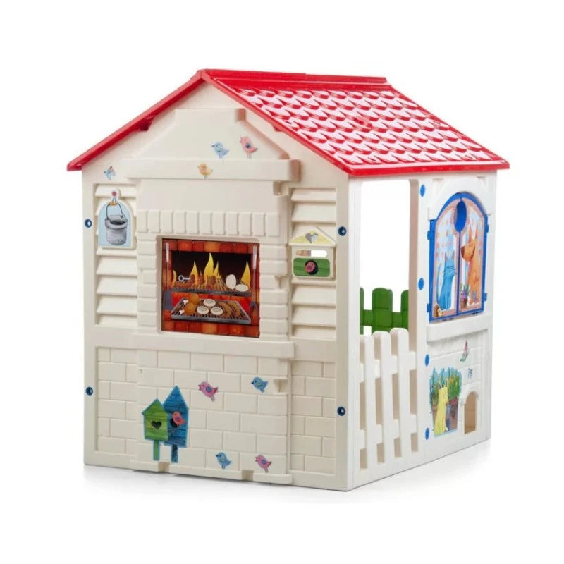 Giocattoli Aria Aperta Chicos Casetta per Bambini Country Cottage dimensioni 105 x 104 x 85 cm