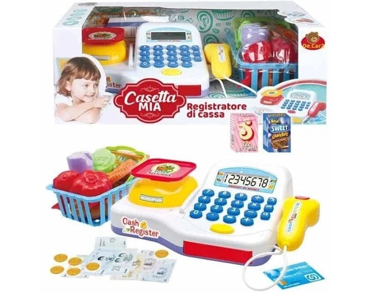 Cassa Giocattolo Con Luci E Suoni Registratore Di Cassa Per Bambini Cassa Giocattolo Con Luci E Suoni Registratore Di Cassa Per Bambini