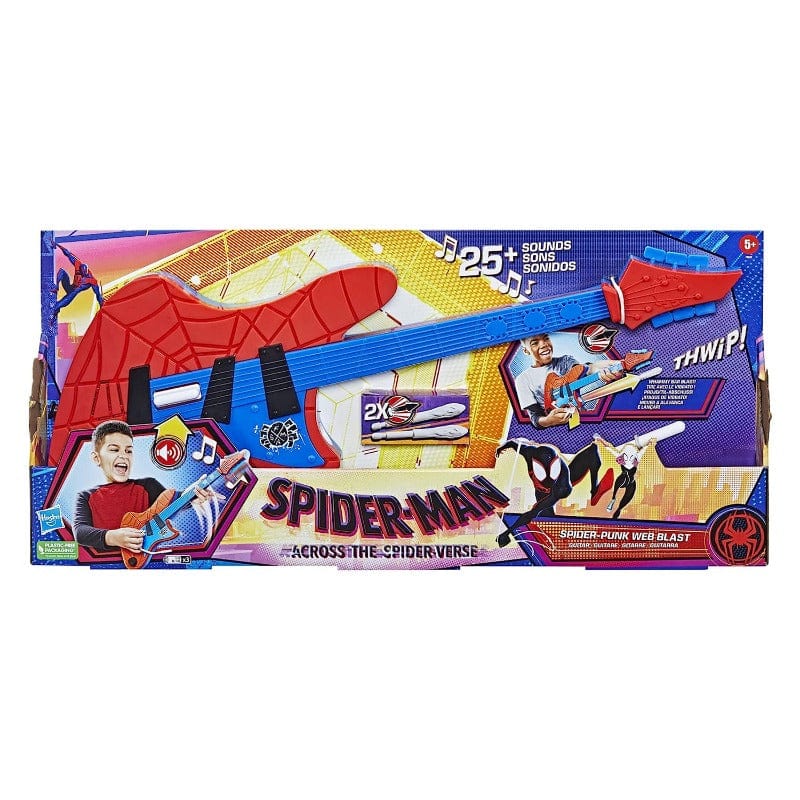 Giocattoli Spiderman Chitarra Elettrica con Lanciatore