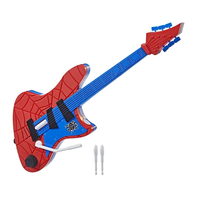 Giocattoli Spiderman Chitarra Elettrica con Lanciatore