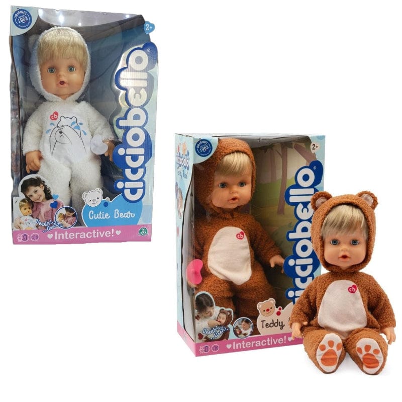 Bambole Cicciobello Orsetto Cutie Bear Bambola Interattiva 42cm Cicciobello Orsetto Cutie Bear Bambola Interattiva 42cm