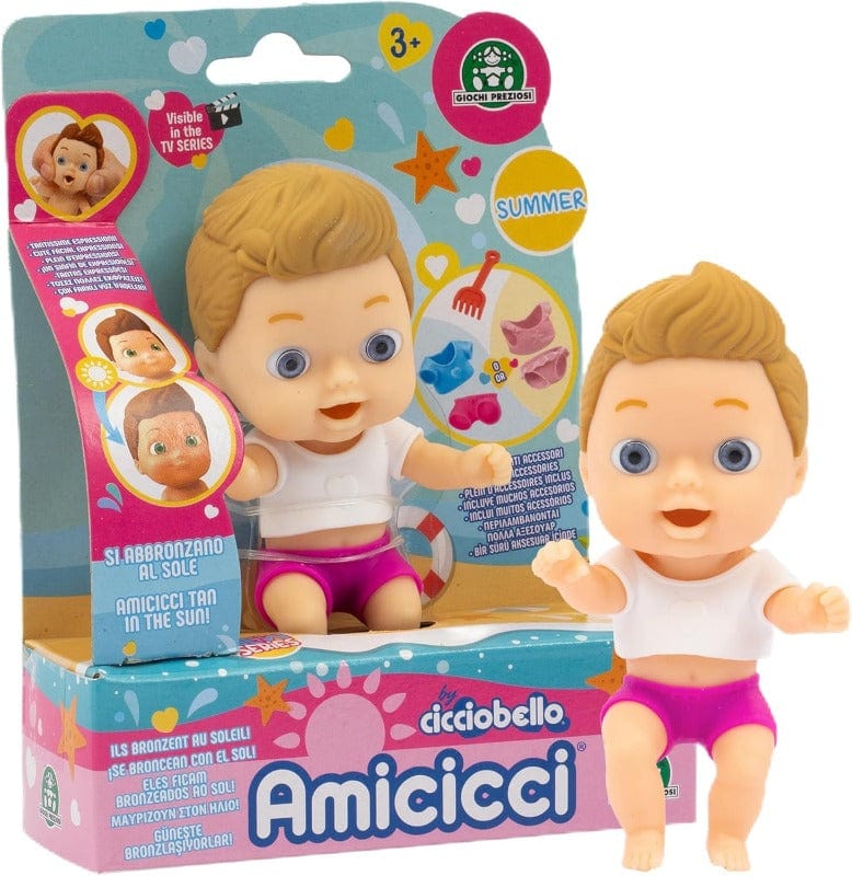 Bambole Cicciobello Amicicci Summer, Bamboline che si Abbronzano al Sole