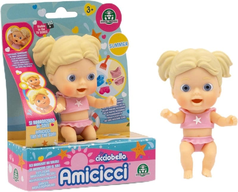 Bambole Cicciobello Amicicci Summer, Bamboline che si Abbronzano al Sole