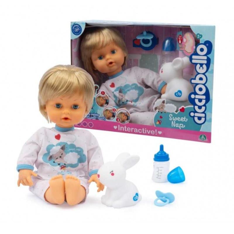 Bambole Cicciobello Primo Pisolino, Bambola Ninna Nanna con Luce Notturna e Suoni Rilassanti Cicciobello Primo Pisolino, Bambola Ninna Nanna con Luce e Suoni
