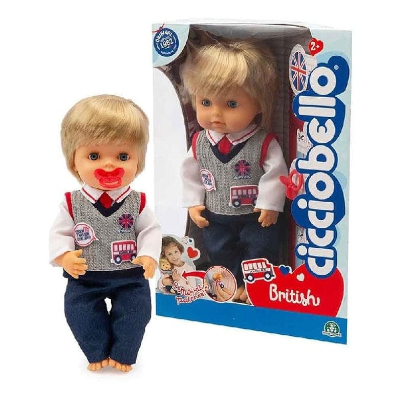 bambolotto Cicciobello British Giochi Preziosi, bambola 30 cm vestita con Abiti da College Inglese +2 Anni Cicciobello British Giochi Preziosi, bambola 30 cm vestita con Abiti da College Inglese +2 Anni