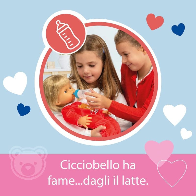 Bambole Cicciobello Mummy Love, Nuova Bambola interattiva 42cm