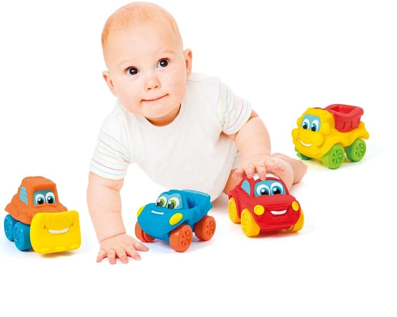 Baby Clementoni Clementoni Baby Cars Soft & Go Macchinine Morbide +6Mesi
