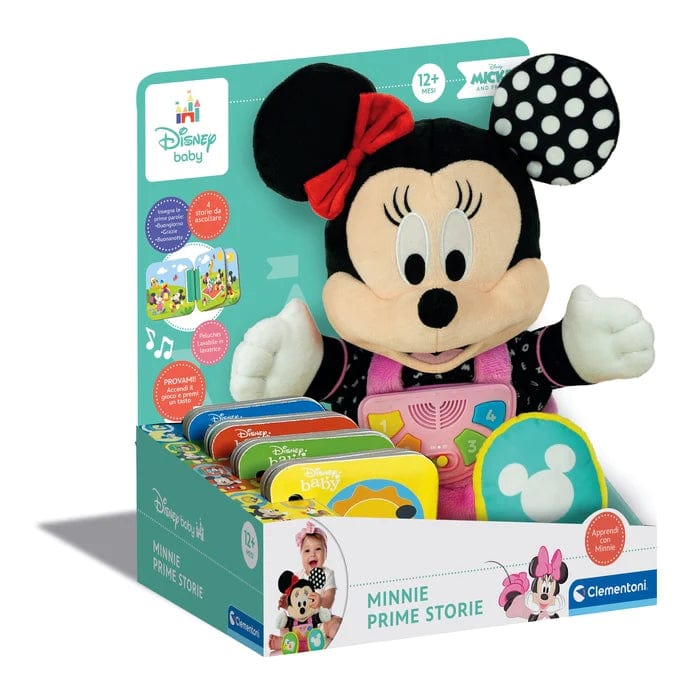 Baby Clementoni Baby Clementoni Minnie prime Storie, Peluche Topolina Raccontastorie