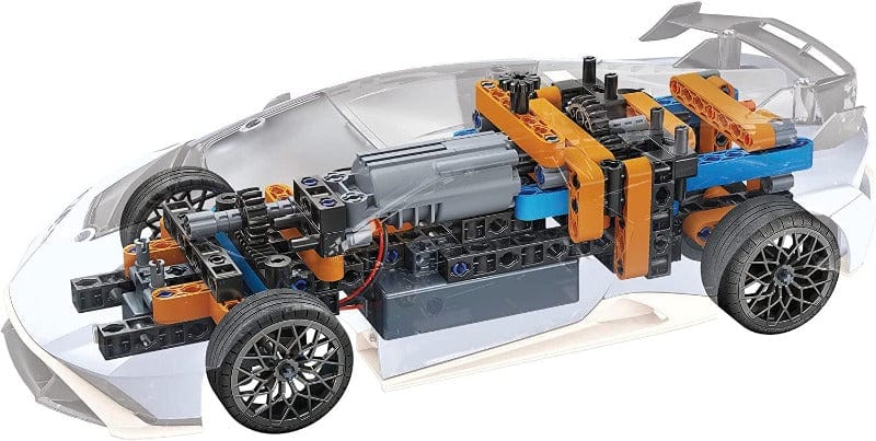 Giocattoli educativi Clementoni Scienza e Gioco Build, Set Costruzioni Lamborghini Huracàn STO