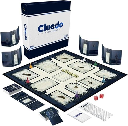 Giochi di società Cluedo Edizione Premium, Gioco di Società per Famiglie in Edizione Limitata