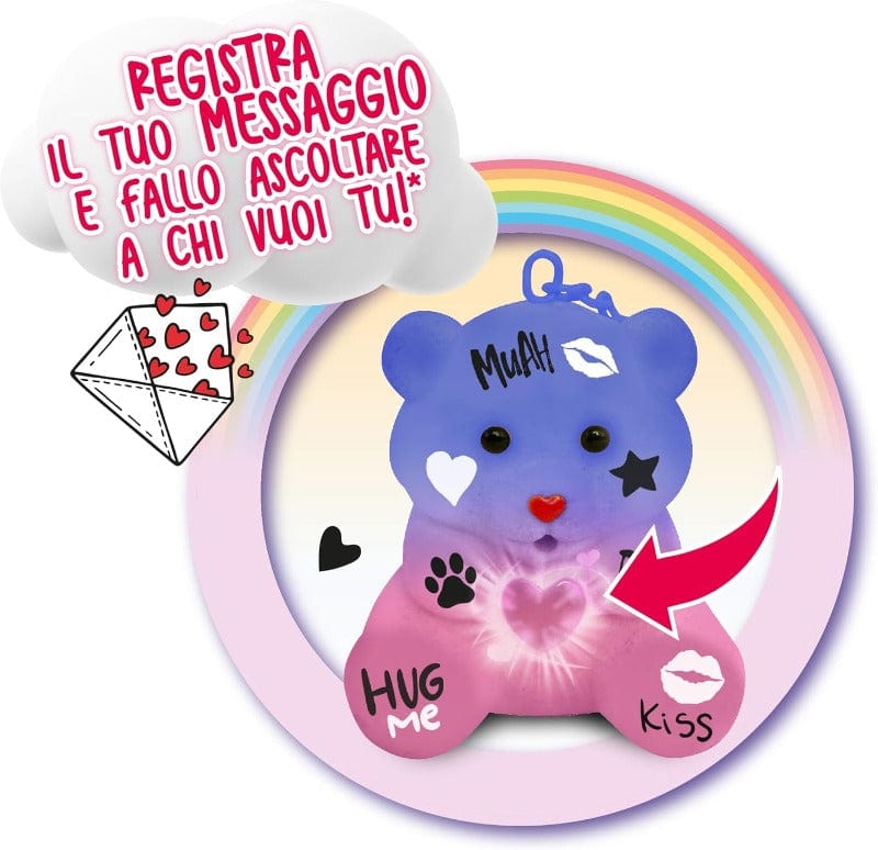 Collezionabili Coccolotti Love & Tell, Orsetto che Registra e Ripete il tuo Messaggio