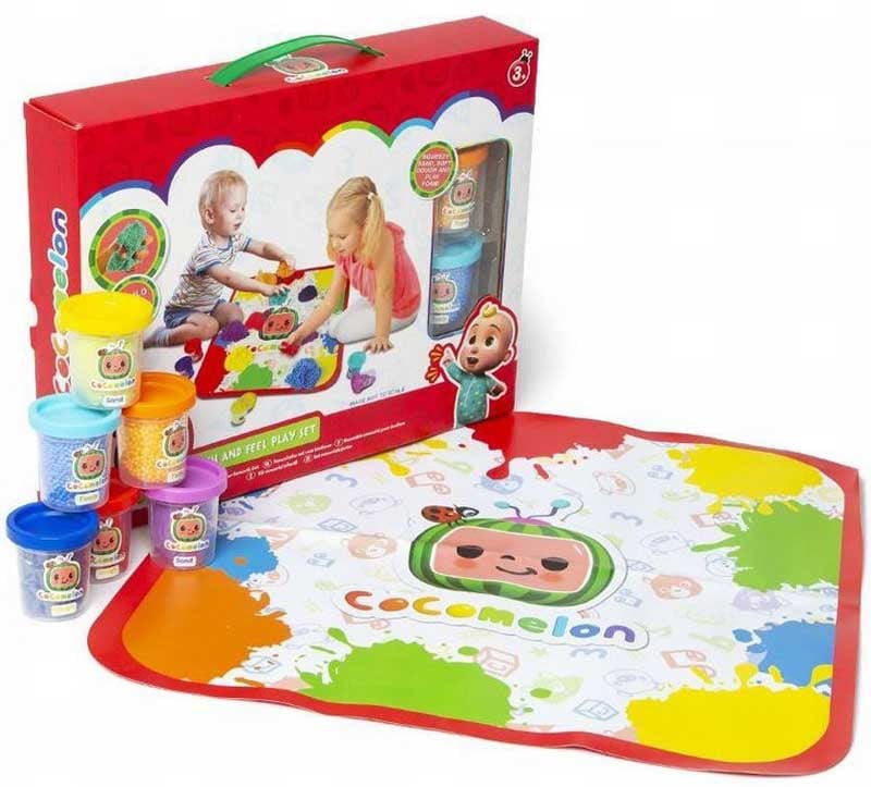 Cocomelon Tappeto da Gioco con Plastilina Soffice Cocomelon Tappeto da Gioco con Plastilina Soffice