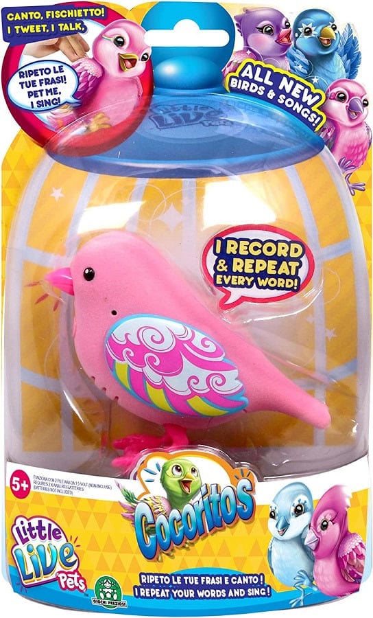 Animali Interattivi Little Live Pets - Cocoritos Uccellini Interattivi Giochi Preziosi Little Live Pets - Mariposa Farfalle Magiche Interattive