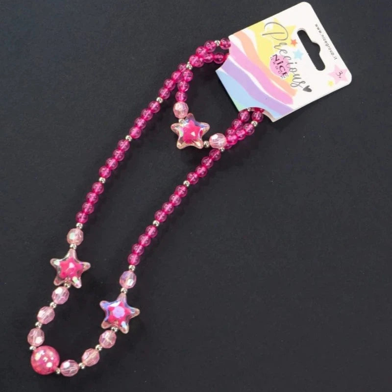 Collana e Bracciale Bambina Stars, Parure a tema Stelle