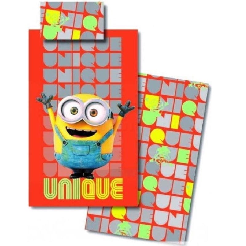 Abbigliamento Minions Completo Letto- Copripiumino e Federa