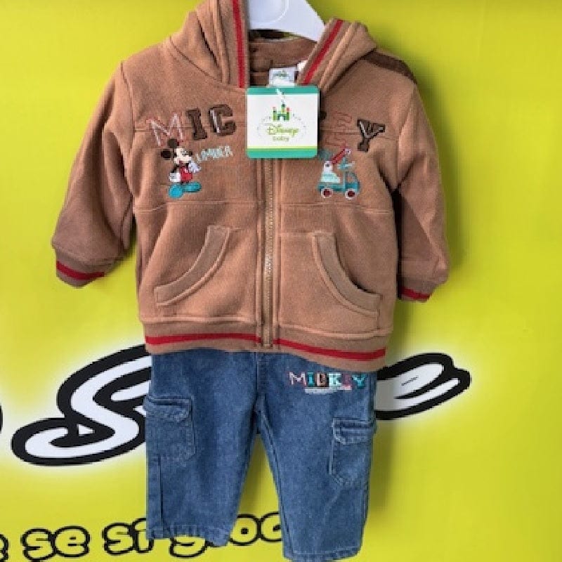 Abbigliamento Disney Baby Mickey Mouse Completo 3 pezzi