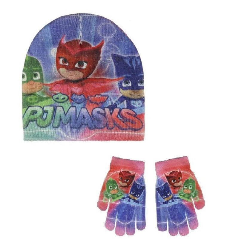 Abbigliamento Pj Masks Set Cappello e Guanti 2-5 Anni